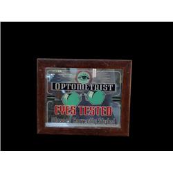 "Optometrist-Eyes Tested" Sign  Mirrore