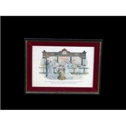 Coca-Cola Soda Fountain Print w Ladies