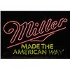 Image 1 : Neon Sign M.I.B."Miller, Made the Ameri