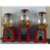 Image 1 : Lot of 3, 1 cent Gumball Machines