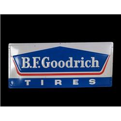 B. F. Goodrich  tin sign  26 x 52 "
