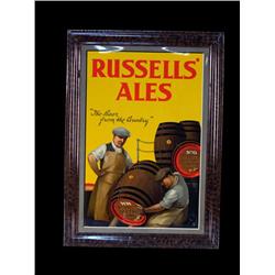 Russells' Ale   Self-framed Tin Sign  2