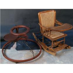 Lot of 2 vintage Baby Furniture Items: