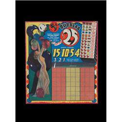 Baudy punchboard from the 1940's