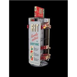 Rit Dye Display Rack w/ product  (27 bo