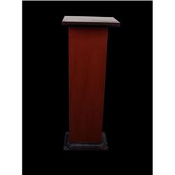 Cast Iron Base  39" tall   top is 12 x 