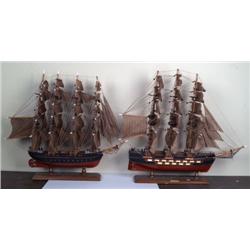Lot of 2, Tall Ship Models