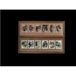 Lot of 2 framed Prints   Both w 6 photo