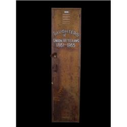 Metal locker door w/ Artwork