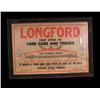 Image 1 : Framed Longford Spring Ad  "For Ford Ca
