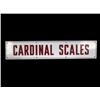 Image 1 : Cardinal Scales   Porcelain Sign