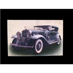 Large Artist Print of a V-16 Dual Cowl 