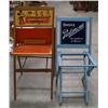 Image 1 : Lot of 2 Folding Advertising Chairs  Pi
