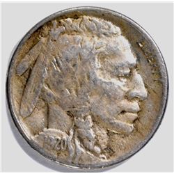 1920-S BUFFALO NICKEL, VF