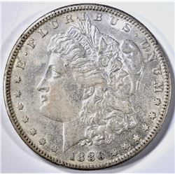 1886-S MORGAN DOLLAR, AU/ BU