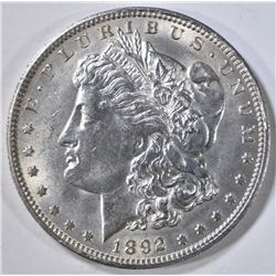 1892-O MORGAN DOLLAR, CH BU