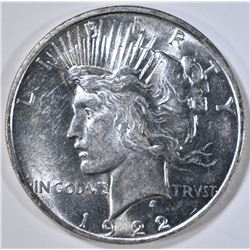 1922-D PEACE DOLLAR CH  BU