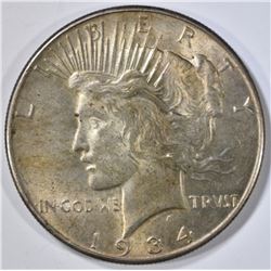 1934 PEACE DOLLAR AU