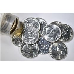 BU ROLL OF 1955-D QUARTERS