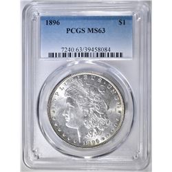 1896 MORGAN DOLLAR  PCGS MS-63