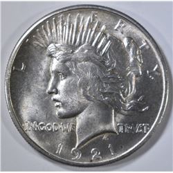 1921 PEACE DOLLAR CH/GEM BU
