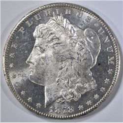 1878-S MORGAN DOLLAR, CH BU PROOF LIKE