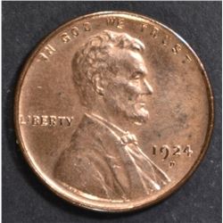 1924-D LINCOLN CENT CH BU RD