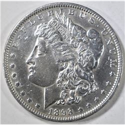 1893 MORGAN DOLLAR AU