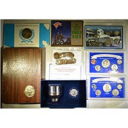 COLLECTORS LOT WITH SOME SILVER; WWII COLLECTION