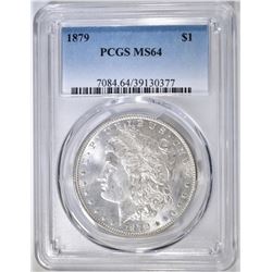 1879 MORGAN DOLLAR  PCGS MS-64