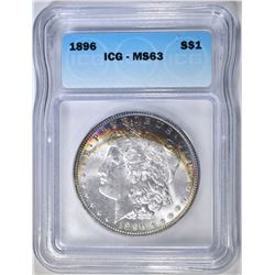 1896 MORGAN DOLLAR  ICG MS-63