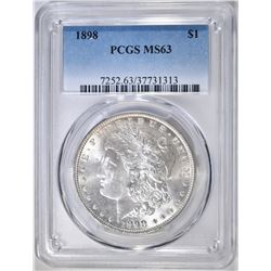 1898 MORGAN DOLLAR PCGS MS-63