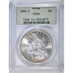 1899-O MORGAN DOLLAR PCGS MS-64
