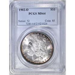 1902-O MORGAN DOLLAR PCGS MS-64