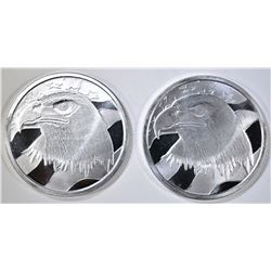2-PLEDGE OF ALLEGIANCE ONE OUNCE SILVER ROUNDS