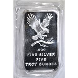 FIVE OUNCE .999 SILVER BAR