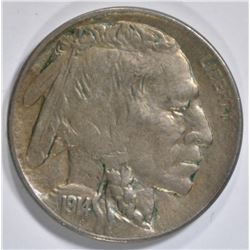 1914 BUFFALO NICKEL AU/BU