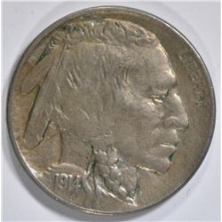 1914 BUFFALO NICKEL  AU/BU