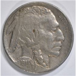 1914-D BUFFALO NICKEL AU