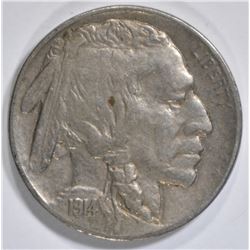 1914-D BUFFALO NICKEL  AU