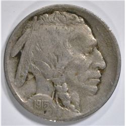 1915-S BUFFALO NICKEL F/VF