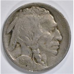 1915-S BUFFALO NICKEL  F/VF