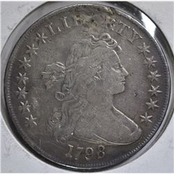 1798 BUST DOLLAR VG