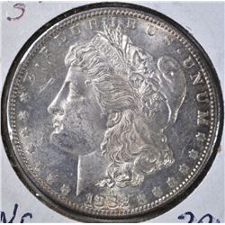 1882-S MORGAN DOLLAR, CH BU PL