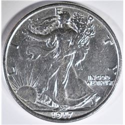 1917 WALKING LIBERTY HALF DOLLAR AU/BU