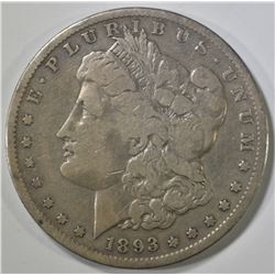 1893-S MORGAN DOLLAR VG