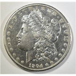 1904-S MORGAN DOLLAR  CH AU