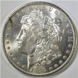 1891-CC MORGAN DOLLAR  BU