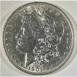 1901 MORGAN DOLLAR AU/BU