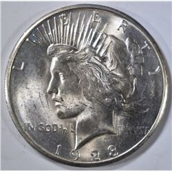 1923-S PEACE DOLLAR  CH BU